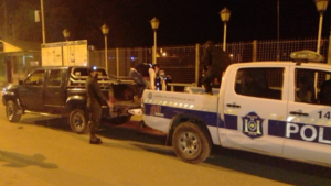 Los tubos para Yacuiba, fotografía difundida por la Municipalidad de Salvador Mazza