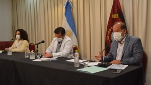 Verónica Guzmán, Francisco Aguilar y Ricardo Villada (Fuente: Gobierno de Salta)