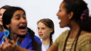 Greta Thunberg insistió en que la emergencia climática ya se sufre hoy. (Fuente: EFE)