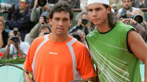 Puerta y Nadal, en la última final de un argentino en Roland Garros. (Fuente: AFP)