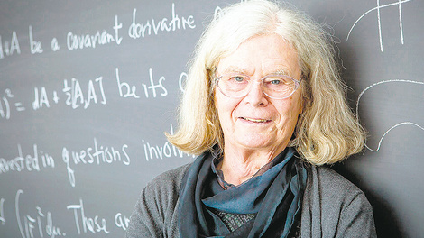 Karen Uhlenbeck, especialista en las ecuaciones derivadas parciales.