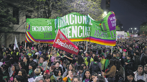 La marcha partió de la 60 y 1 y finalizó en el Estadio Unico