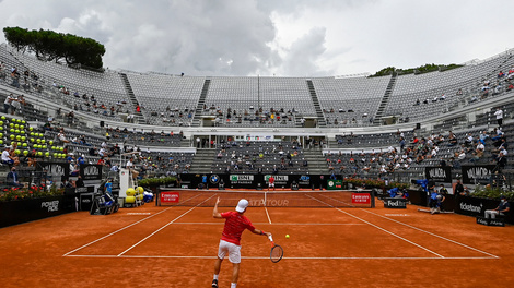 Schwartzman busca su primer triunfo ante Djokovic. (Fuente: AFP)
