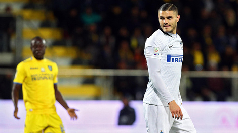 Icardi con la camiseta del Inter, una imagen que no se repetiría.