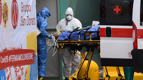 En Italia fueron 602 los nuevos fallecidos en las últimas 24 horas. 