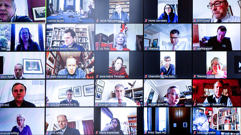 La utilización de la plataforma Zoom para reuniones virtuales se aceleró con la pandemia. 