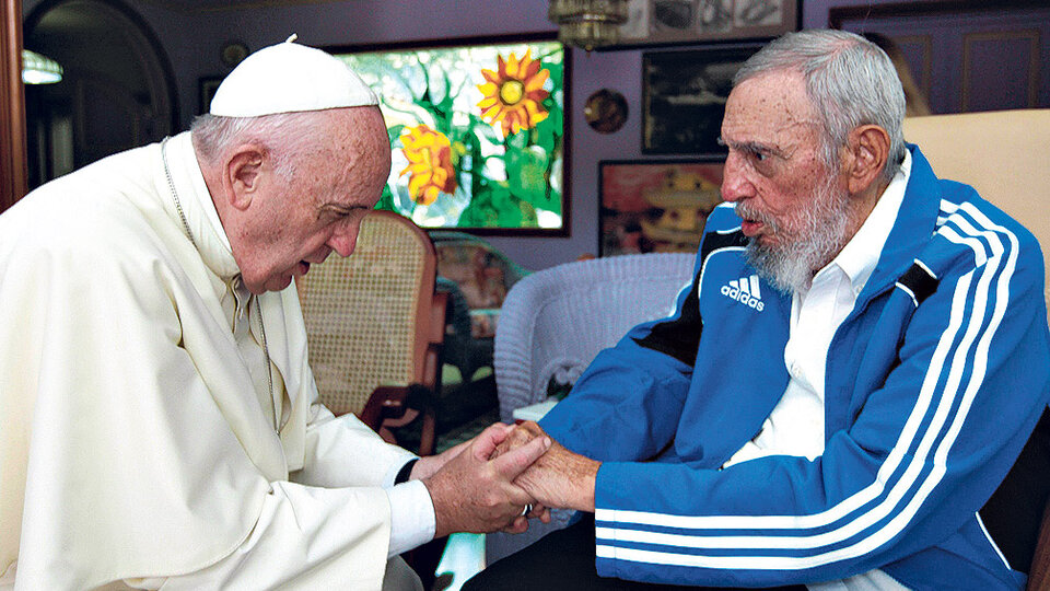 Francisco y Fidel tuvieron una entrevista privada en septiembre de 2015.