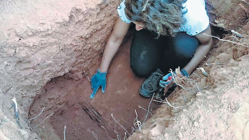 El gobierno catalán recuperó los restos óseos de una fosa de la dictadura en el cementerio de Tremp.