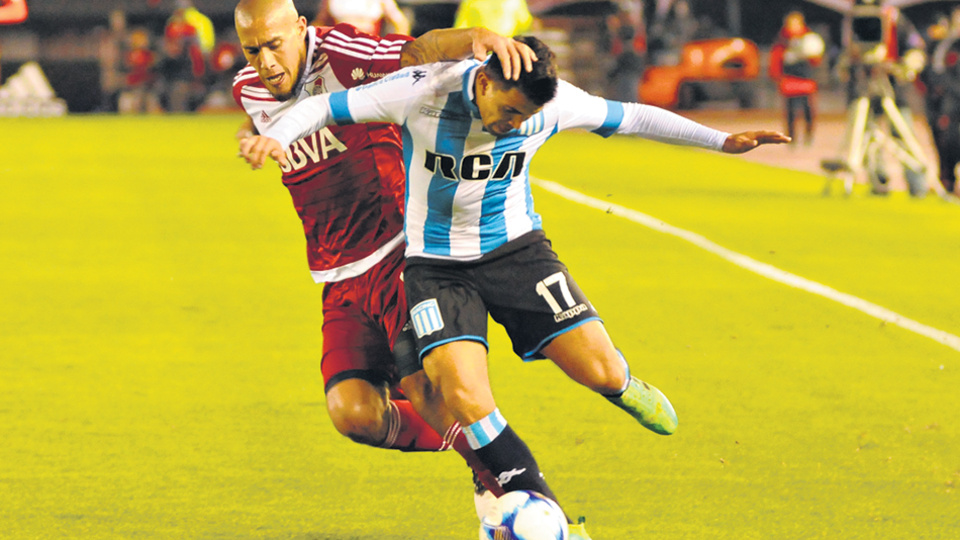 Marcos Acuña fue una figura determinante para la victoria de Racing.