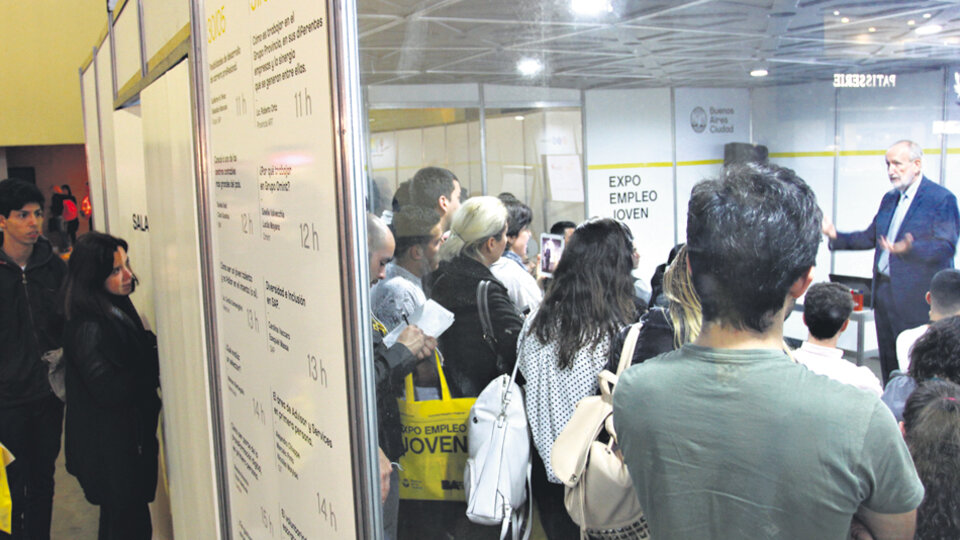 La demanda de puestos de trabajo quedó evidenciada la semana pasada en la Expo-Empleo Joven.