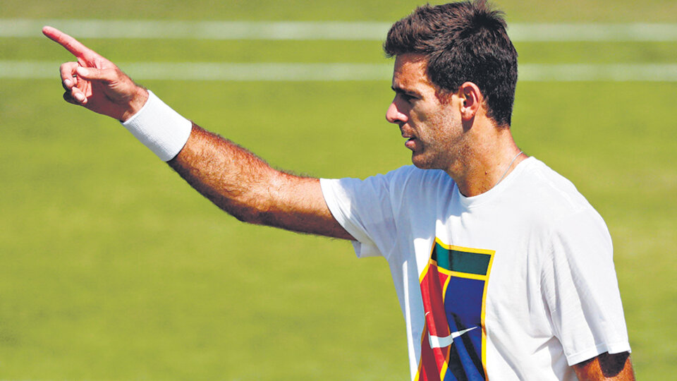 Juan Martín Del Potro brindó una conferencia de prensa ayer en All England.