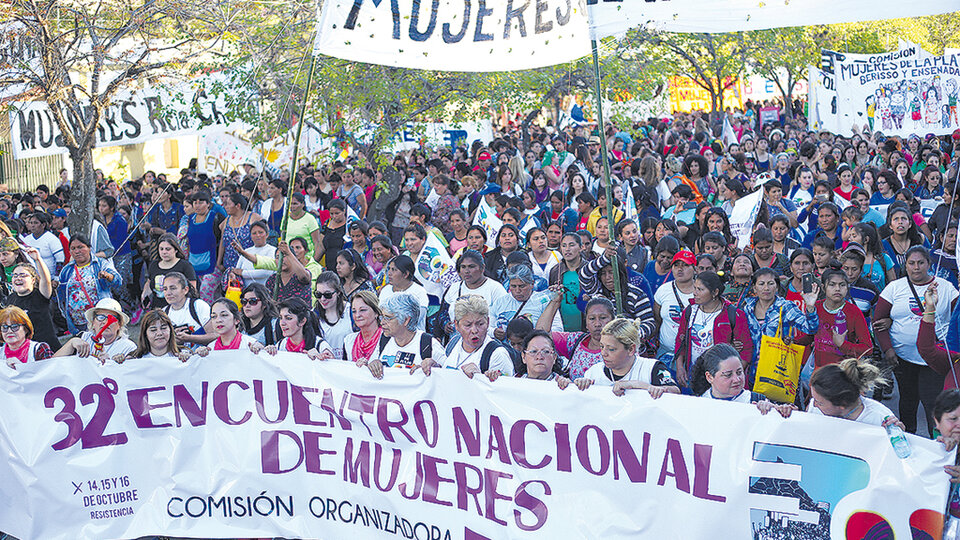 La marcha de cierre a lo largo de las calles de Resistencia no generó disturbios.