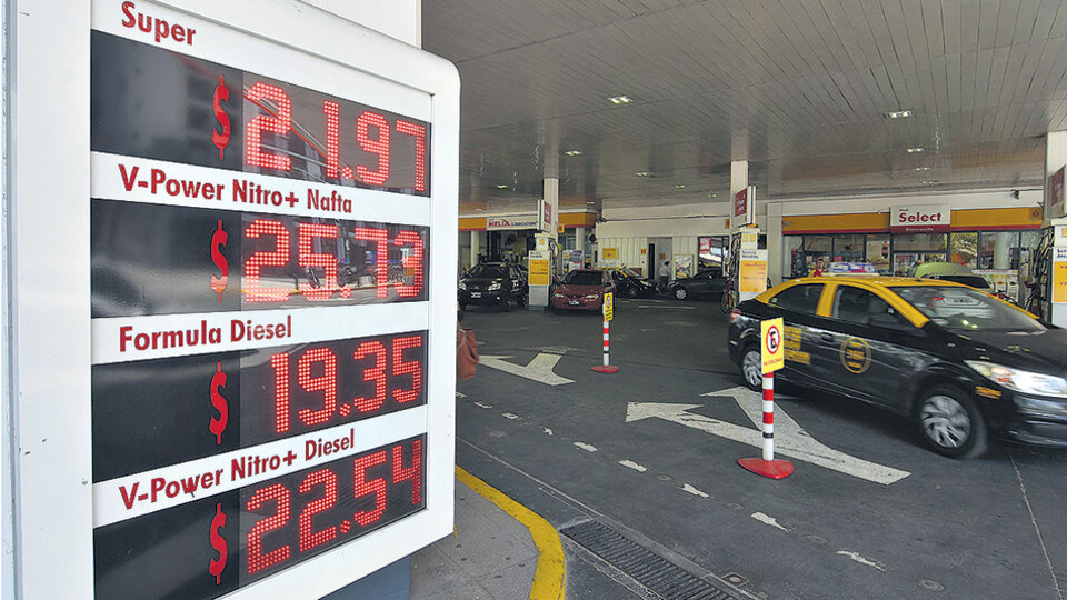 En las estaciones de Shell de la Ciudad de Buenos Aires el litro de nafta premium ya supera los 25 pesos.