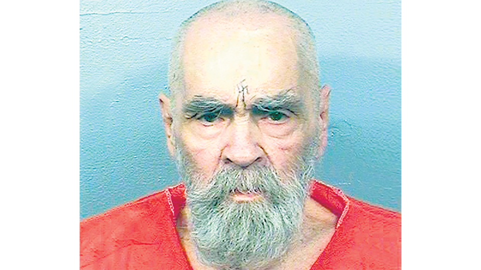 Charles Manson, en una de las últimas fotos tomadas.