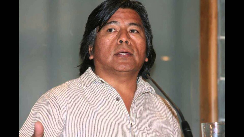 El werken de la Confederación Mapuche de Neuquén, Jorge Nahuel.