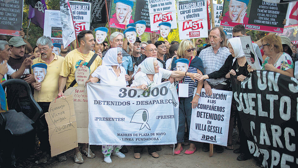 Los organismos de derechos humanos, movimientos sociales y políticos repudiaron nuevamente a Etchecolatz.