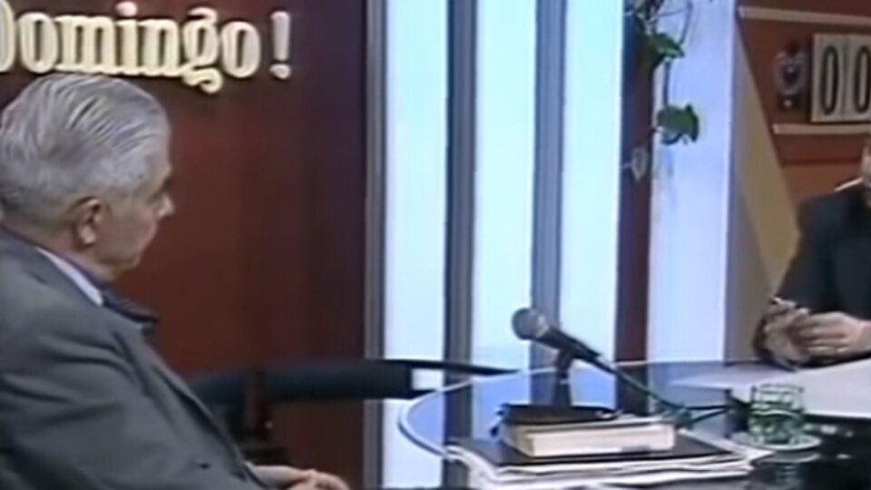 Mario Pereyra, cara a cara con Menéndez, en una entrevista que lejos estuvo de ser jugada.