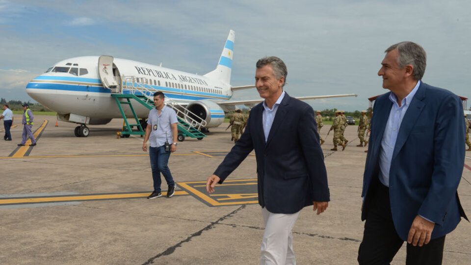 Macri y el gobernador jujeño, Gerardo Morales.