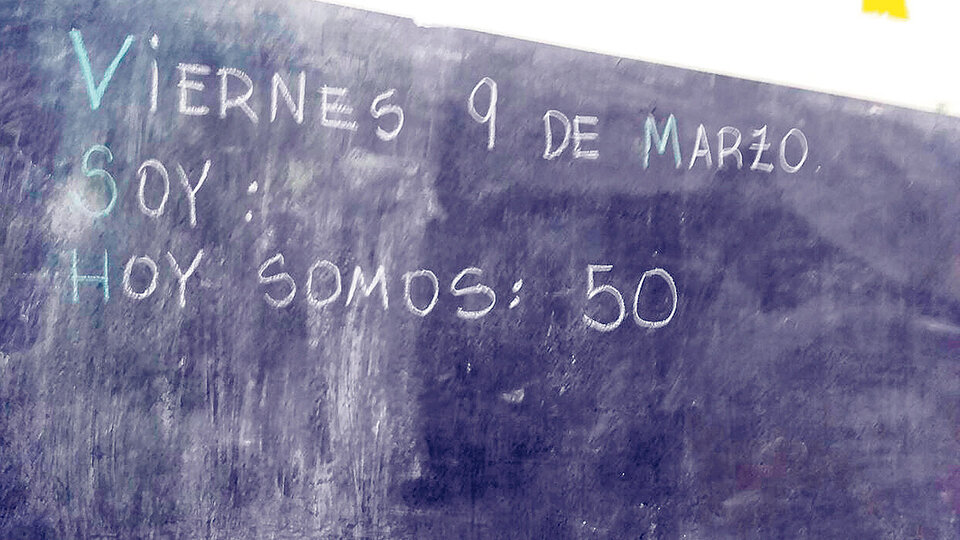 Las aulas en General Rodríguez no dan abasto con la cantidad de alumnos que reciben.