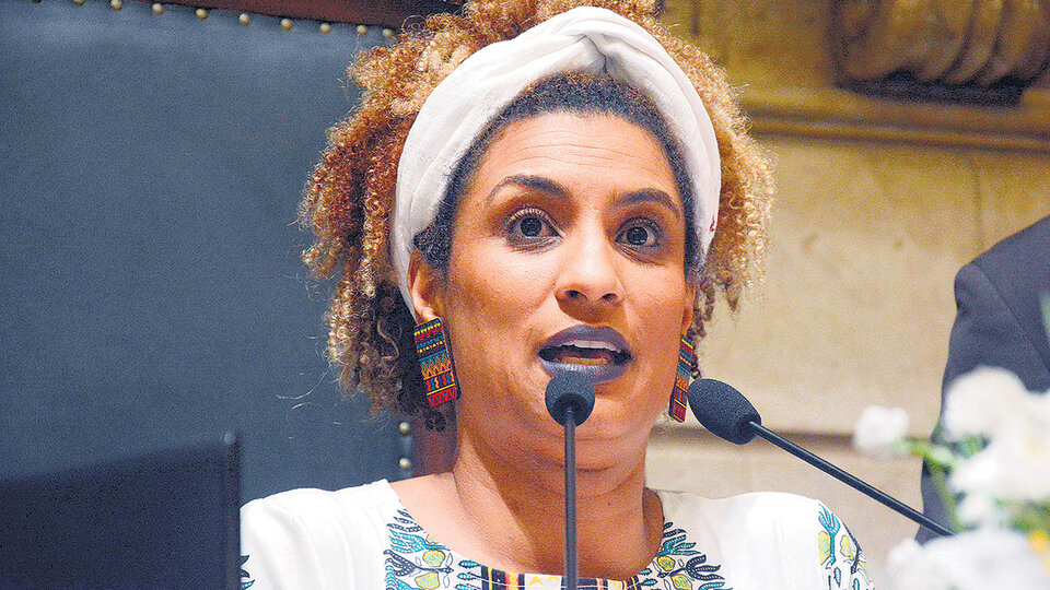 Marielle Franco, fotografiada en noviembre del año pasado en el Concejo Deliberante de Río.