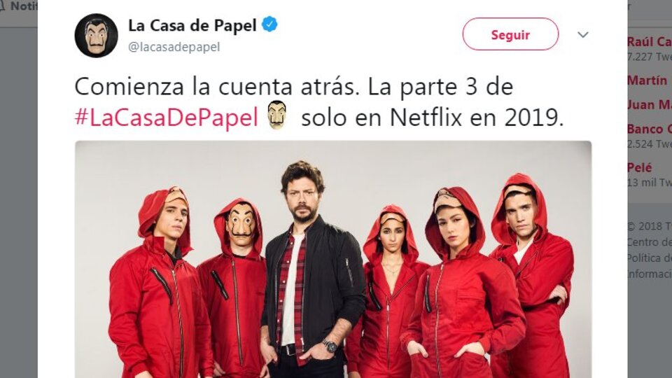 la casa de papel temporada 1