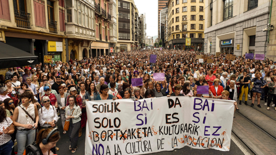 Bilbao, una de las ciudades que se movilizó.