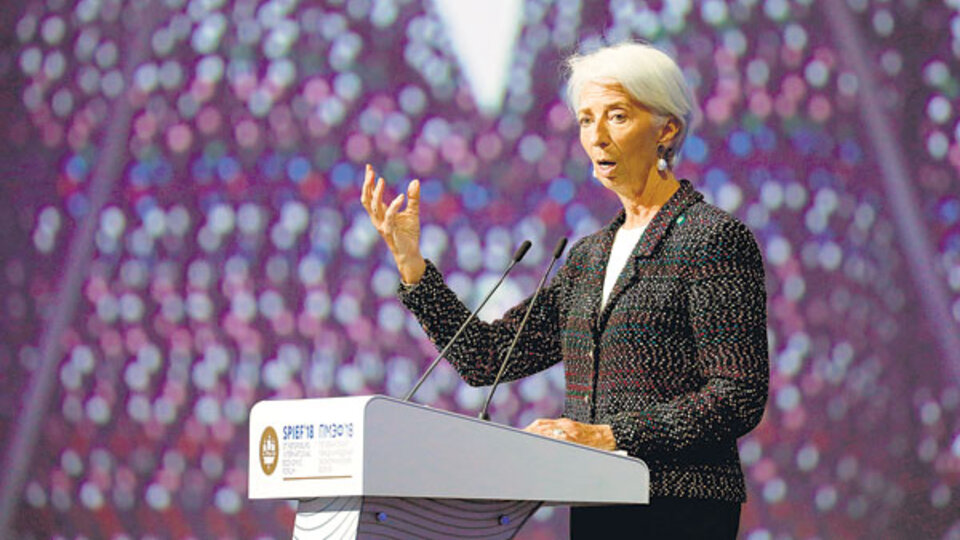 Christine Lagarde, titular del FMI, pactó con el Gobierno los términos del acuerdo.