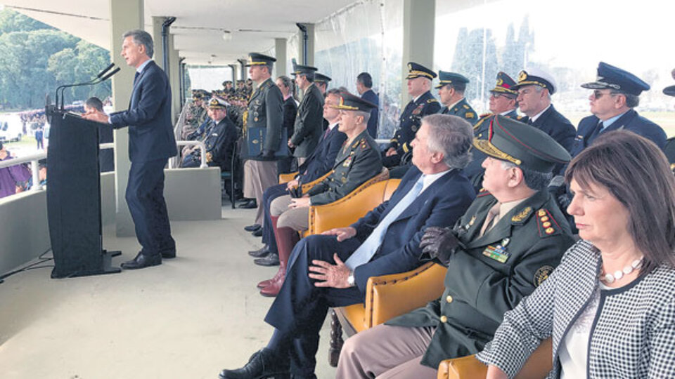 El presidente Mauricio Macri realizó el anuncio durante el acto por el Día del Ejército.