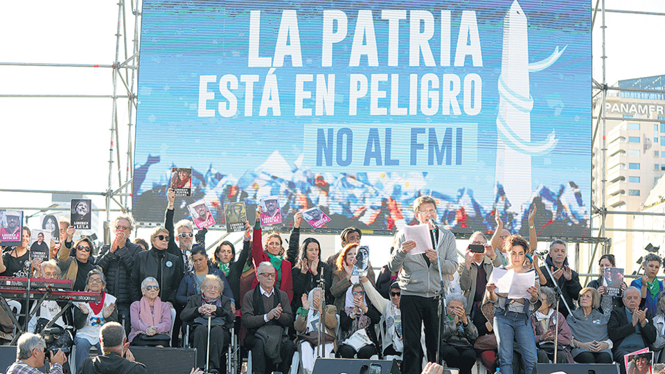 La movilizaciÃ³n de hoy es continuidad de la realizada el 25 de mayo pasado.