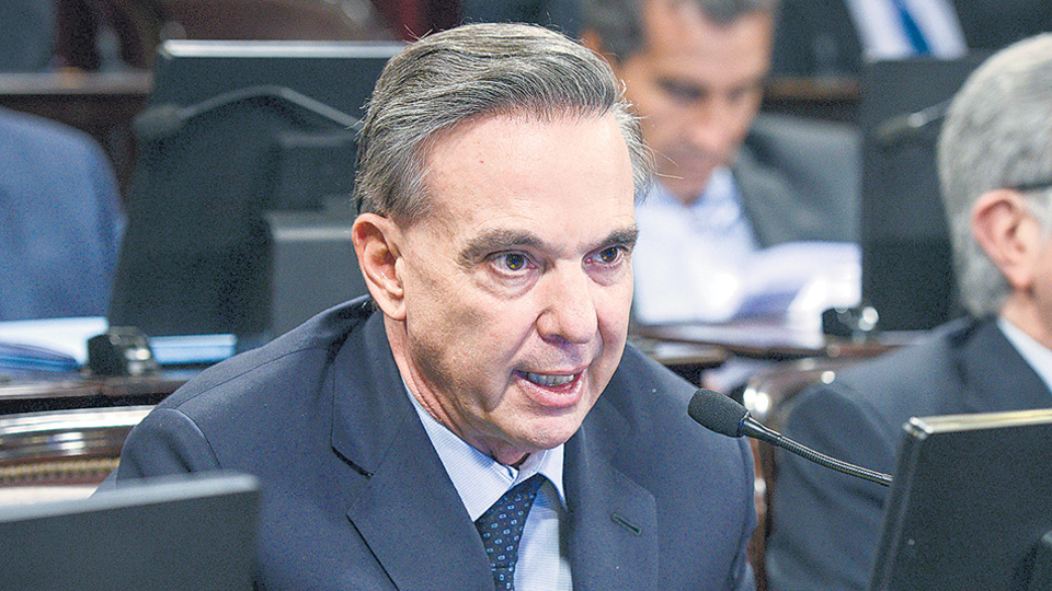 El senador Miguel Angel Pichetto, con ganas de postularse.