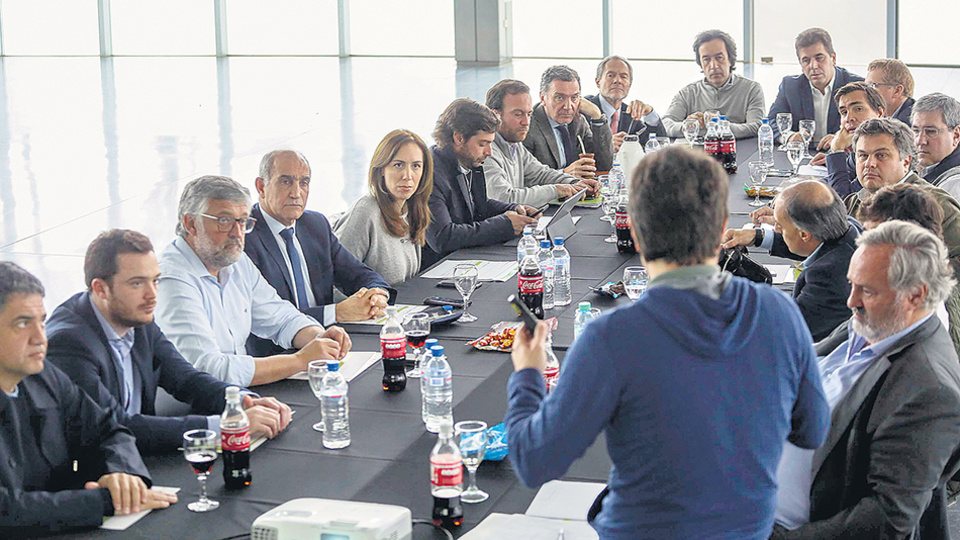 MarÃ­a Eugenia Vidal encabezÃ³ ayer la reuniÃ³n de gabinete bonaerense en La Plata.