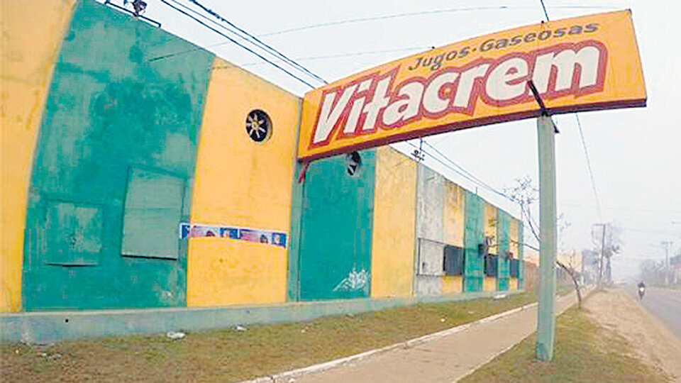 La fábrica de jugos y gaseosas Vitacrem cerró su planta de Concordia, Entre Ríos.