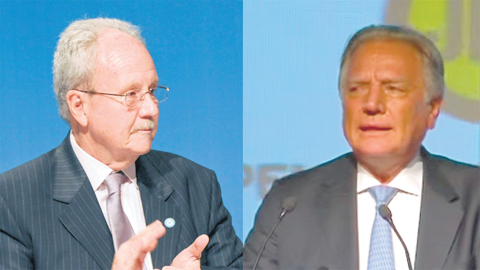 Carlos Wagner y Aldo Roggio, dos de los empresarios “arrepentidos”, contratistas de obra pública.