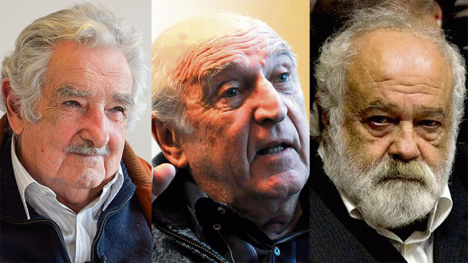 Mujica, Rosencof y Huidobro.