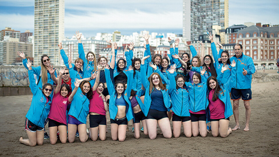 Las chicas de la delegación de Tierra del Fuego.