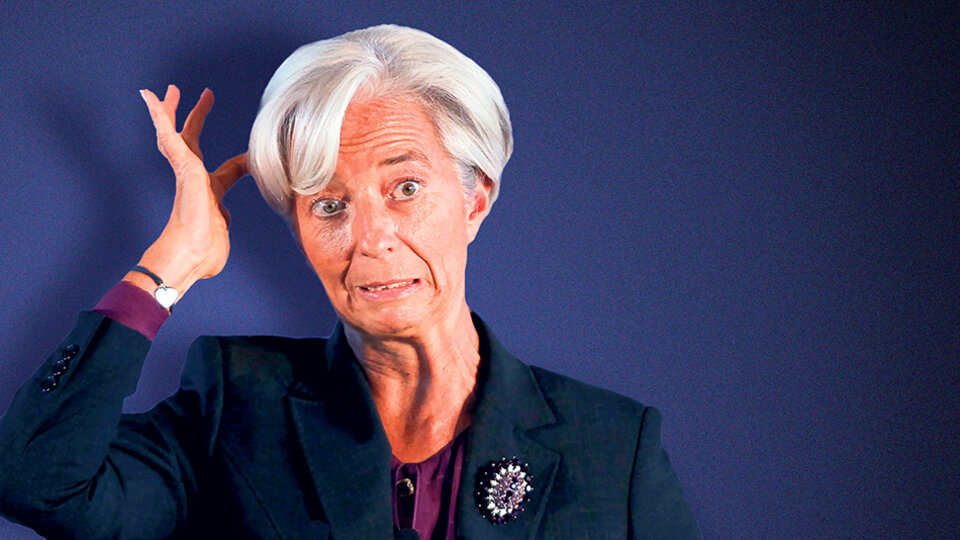 Christine Lagarde, titular del FMI. Los escenarios pesimistas de junio fueron superados por la realidad. Esta vez advierten sobre un probable colapso.