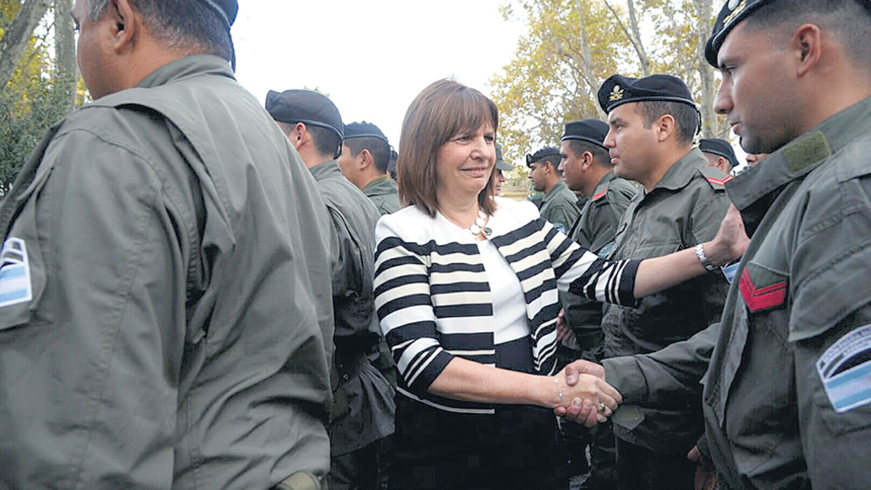 Patricia Bullrich, la ministra de Seguridad, beneficiada con el nuevo reparto de fondos.