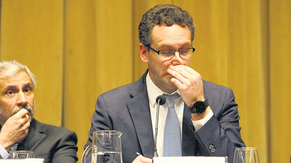 Guido Sandleris, presidente del Banco Central. Las Leliq ya suman 476 mil millones de pesos.