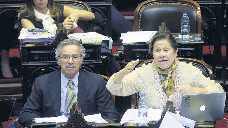 Felipe Solá y Graciela Camaño, una relación en tensión dentro del bloque del Frente Renovador.