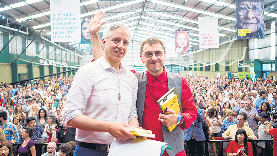 García Linera y Monedero participaron en el segundo día del foro organizado por Clacso.