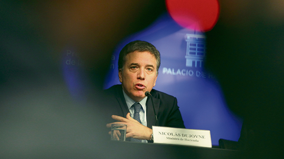 Nicolás Dujovne, ministro de Hacienda. Por intereses se pagó este año 71,8 por ciento más que en 2017.