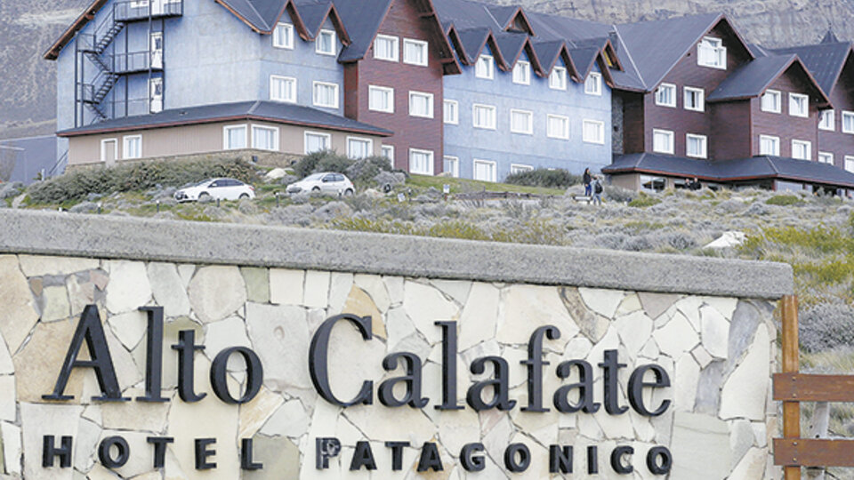 El hotel Alto Calafate, en Santa Cruz, propiedad de la familia Kirchner.