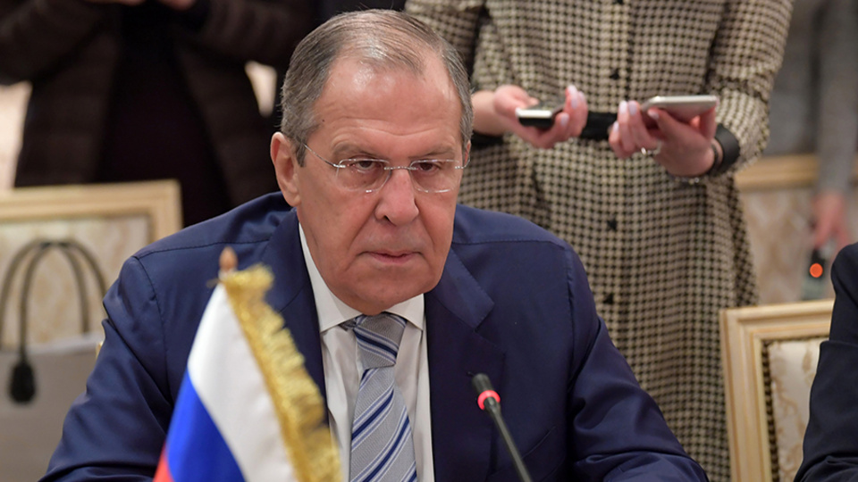 El ministro ruso de Exteriores, Serguei Lavrov.