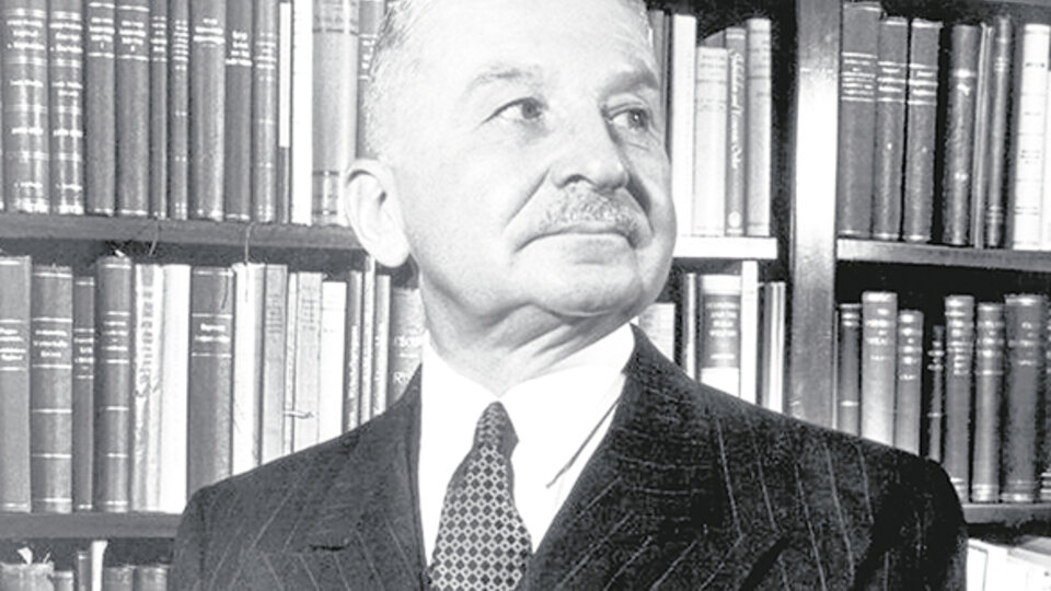 Ludwig von Mises, economista de la ultraliberal Escuela AustrÃaca.