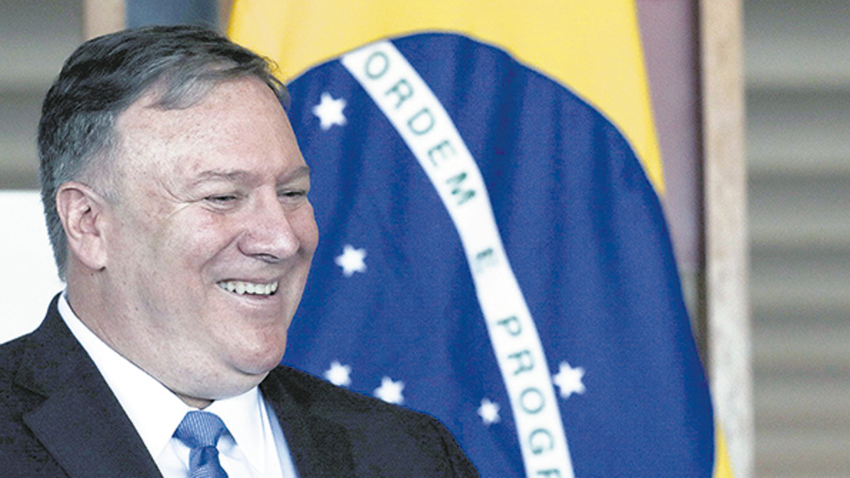 âEstamos satisfechos con la oferta del presidente Bolsonaroâ dijo Pompeo al diario O Estado de S. Paulo.