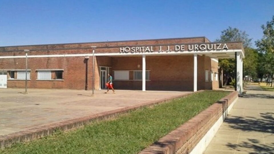 Hospital Justo José de Urquiza, donde la vÃctima ingresó ayer