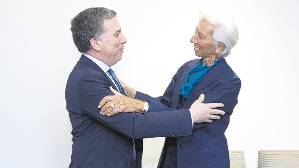 NicolÃ¡s Dujovne y Christine Lagarde (FMI), el nuevo motor de la deuda.