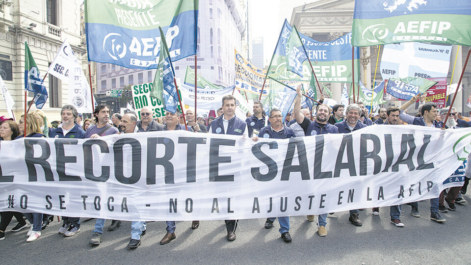 El salario, principal víctima del ajuste.