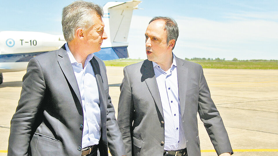 Mauricio Macri y José Corral