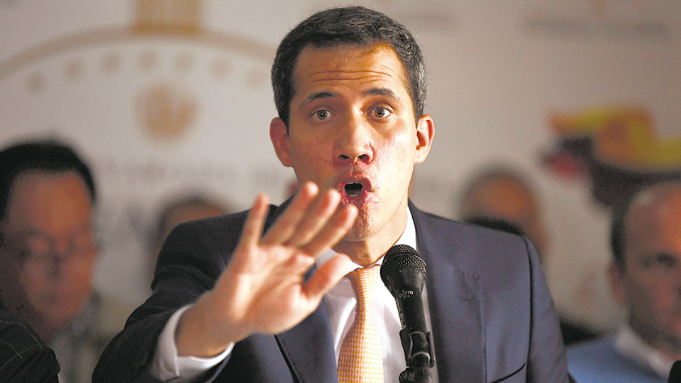 Juan Guaidó busca apoyos para una cooperación militar de EE.UU.
